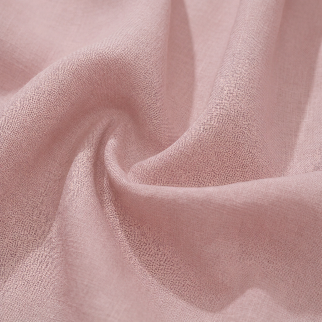 Linen Atelier Shirt in Blush Pink