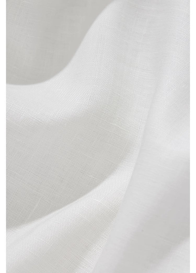 Linen Atelier Shirt in Soft Ivory