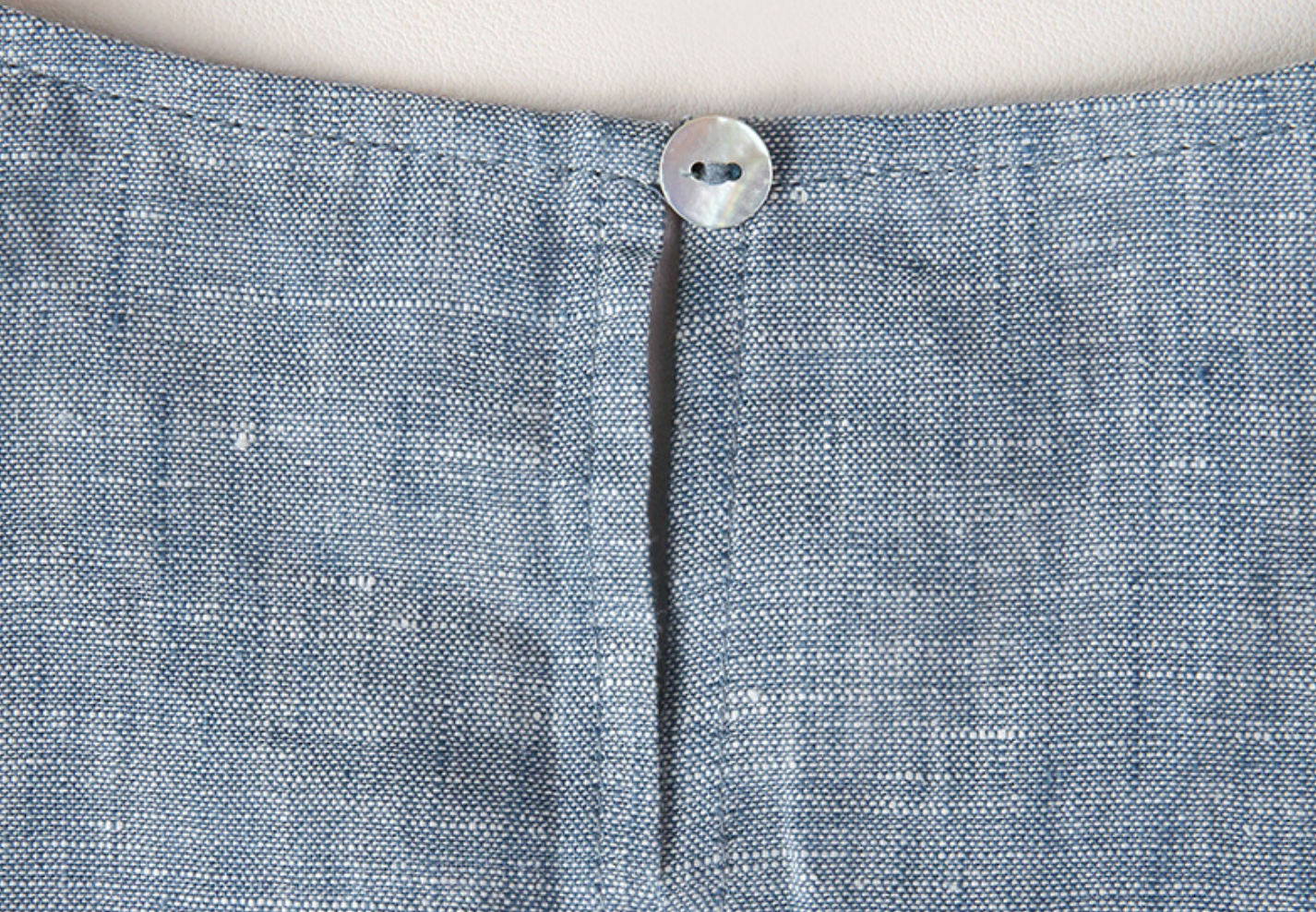 Ease Tie Linen Top in Olive Sand