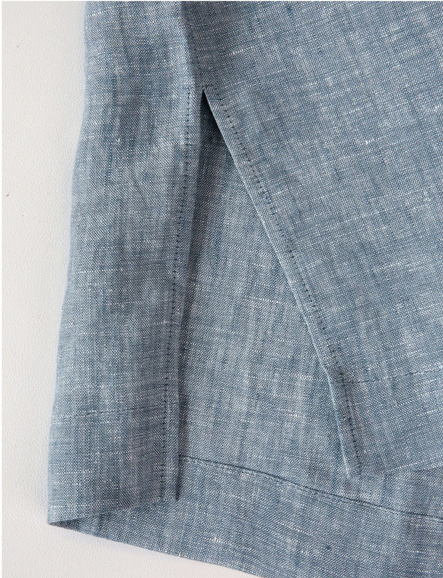 Ease Tie Linen Top in Olive Sand