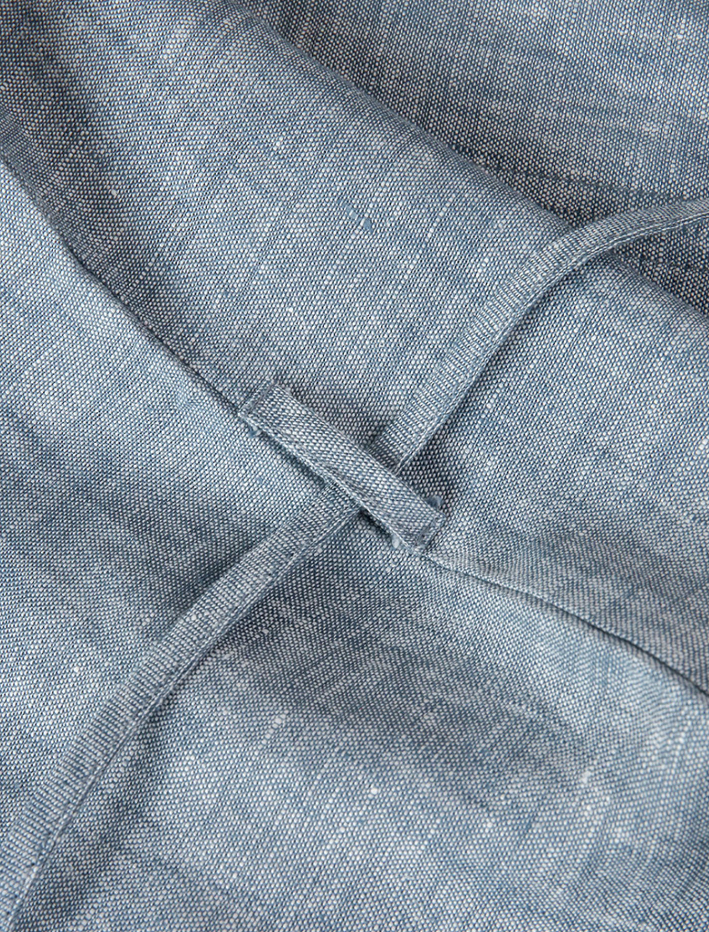 Ease Tie Linen Top in Olive Sand